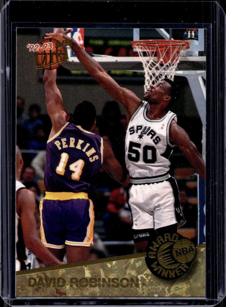 DAVID ROBINSON 1992-93 FLEER ULTRA AWARD WINNER INSERT: NEAR MINT OR BETTER CONDITION