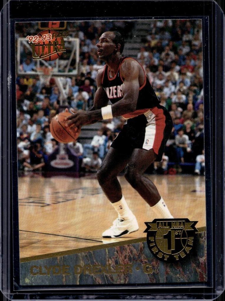 CLYDE DREXLER 1992-93 FLEER ULTRA ALL-NBA INSERT (1 of 1)