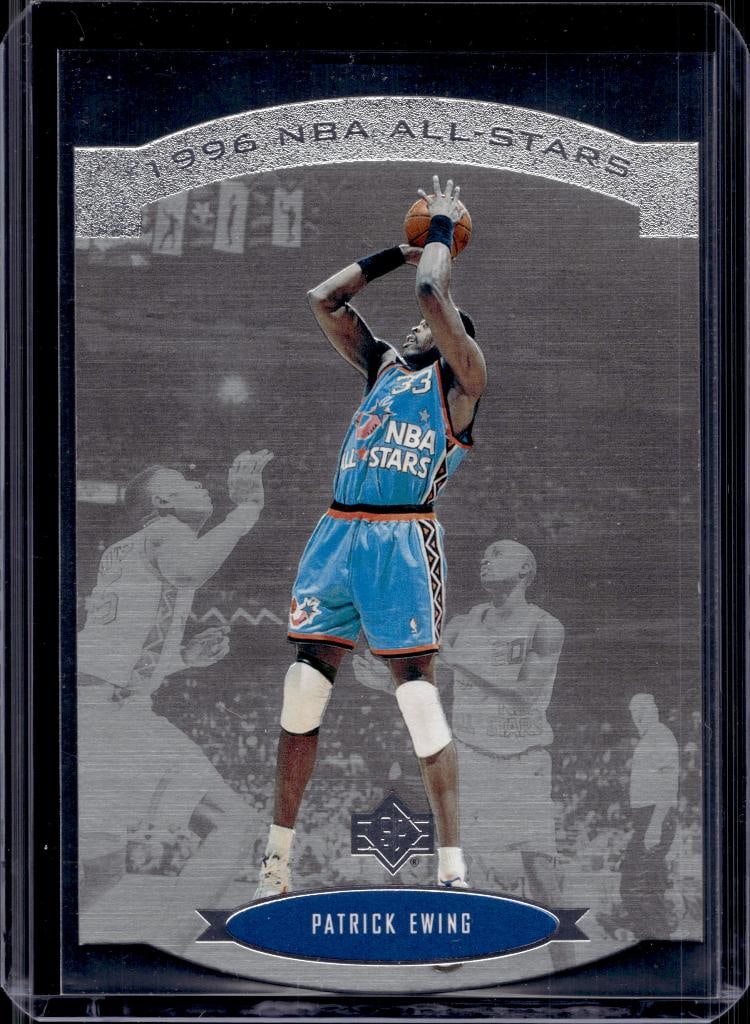 PATRIK EWING 1995-96 UPPER DECK ALL-STARS DIE CUT INSERT: NEAR MINT OR BETTER CONDITION