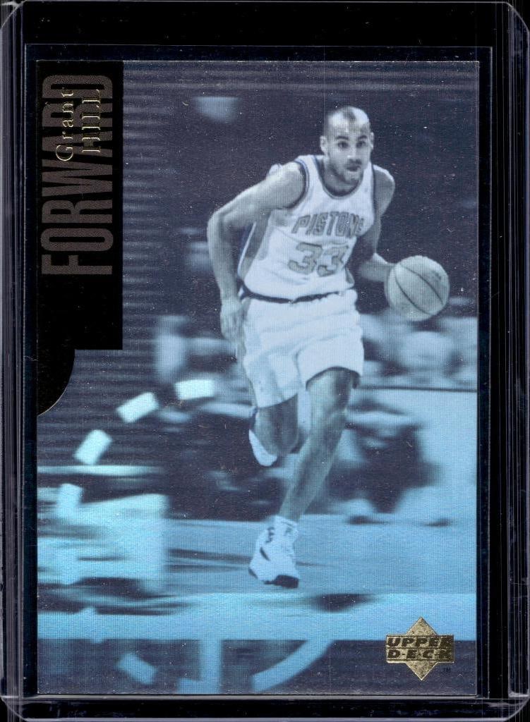 GRANT HILL 1995-96 UPPER DECK HOLGRAM INSERT: NEAR MINT OR BETTER CONDITION