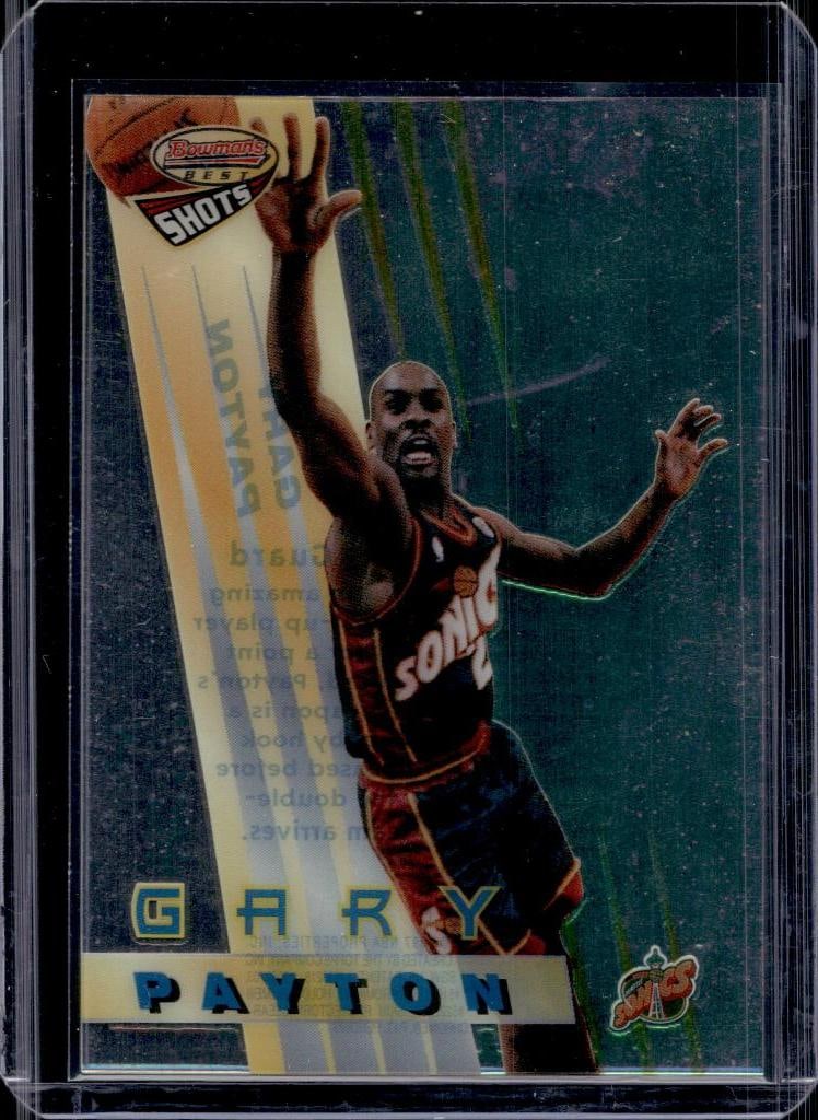 GARY PAYTON 1996-97 BOWMAN'S BEST SHOTS INSERT: NEAR MINT OR BETTER CONDITION