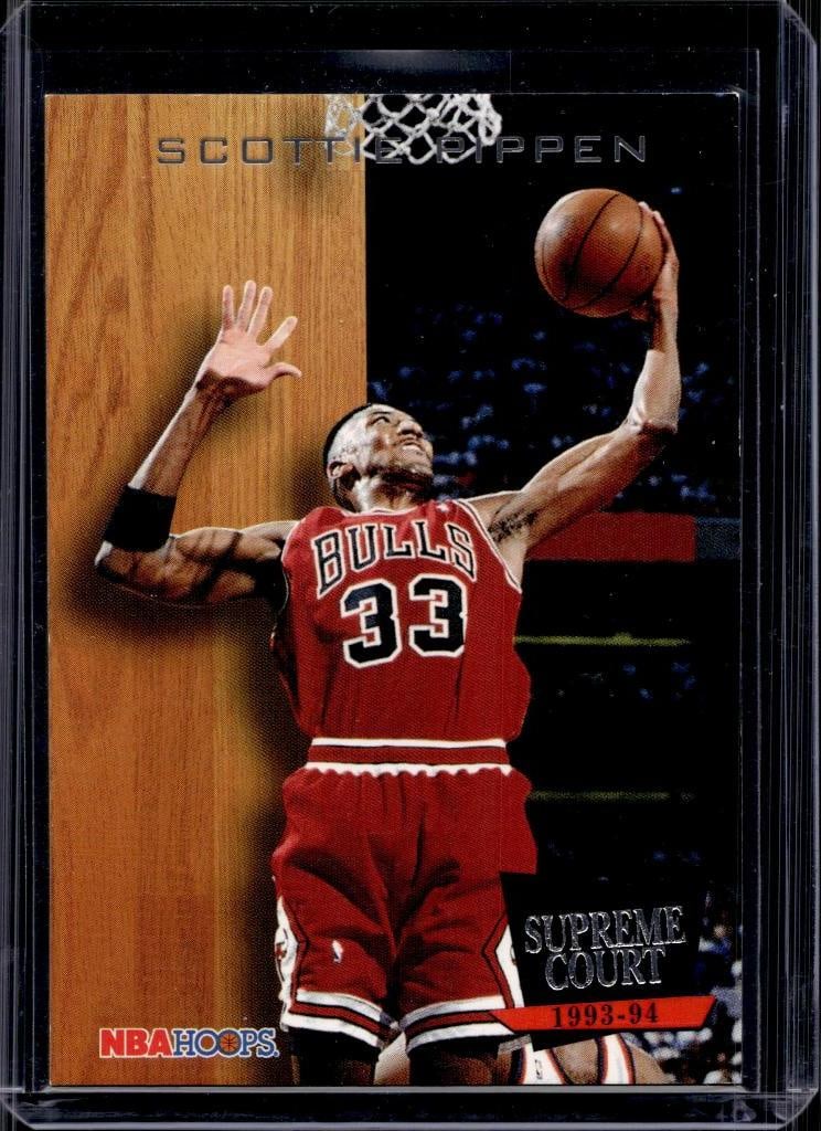 SCOTTIE PIPPEN 1993-94 HOOPS SUPREME COURT INSERT: NEAR MINT OR BETTER CONDITION