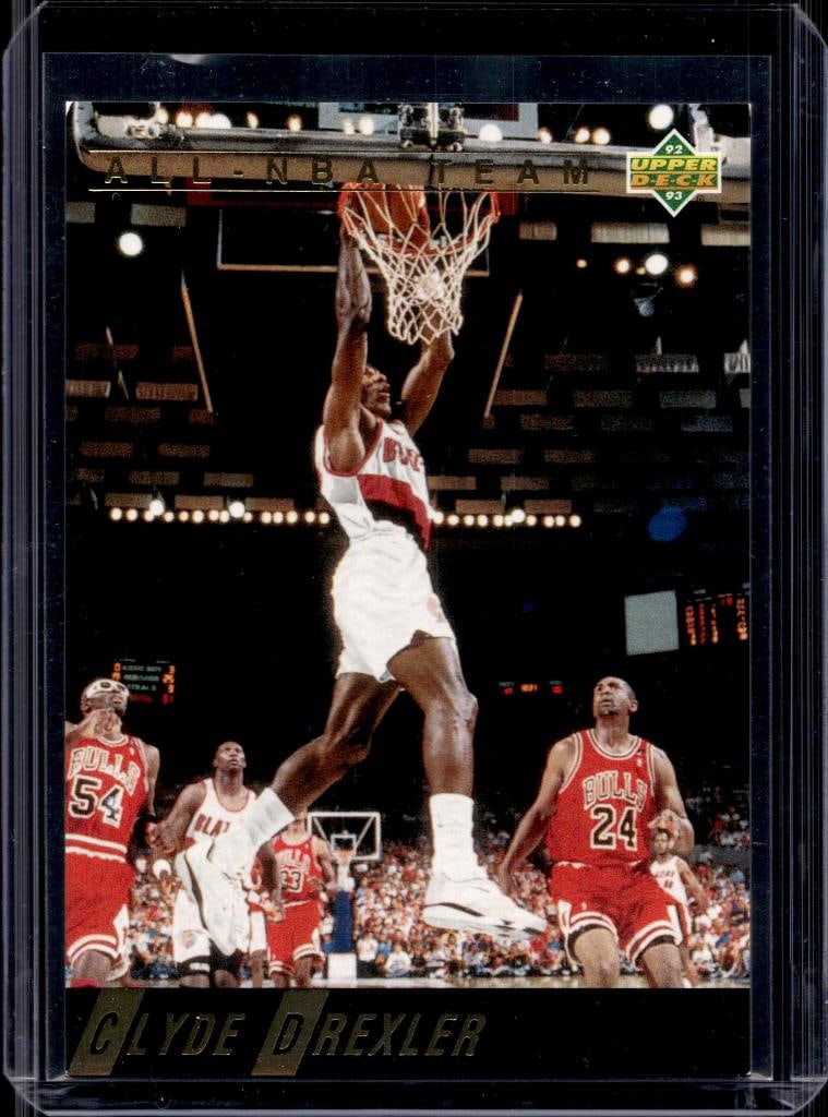 CLYDE DREXLER 1992-93 UPPER DECK ALL-NBA INSERT (1 of 1)