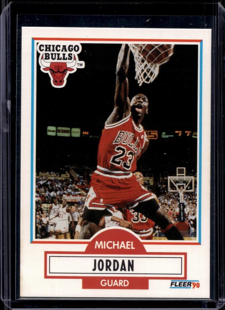 MICHAEL JORDAN 1990-91 FLEER ERROR: NEAR MINT OR BETTER CONDITION