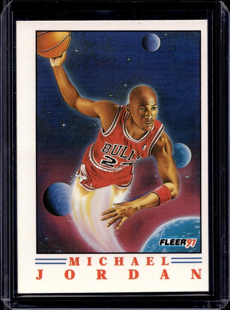 MICHAEL JORDAN 1991-92 FLEER PRO VISION INSERT: NEAR MINT OR BETTER CONDITION