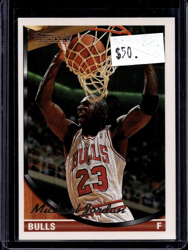 MICHAEL JORDAN 1993-94 TOPPS GOLD: NEAR MINT OR BETTER CONDITION