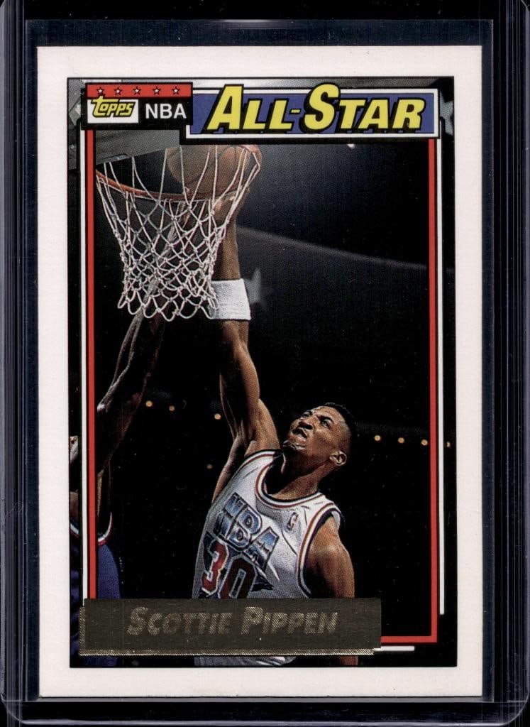 SCOTTIE PIPPEN 1992-93 TOPPS ALL-STAR GOLD SP: NEAR MINT OR BETTER CONDITION