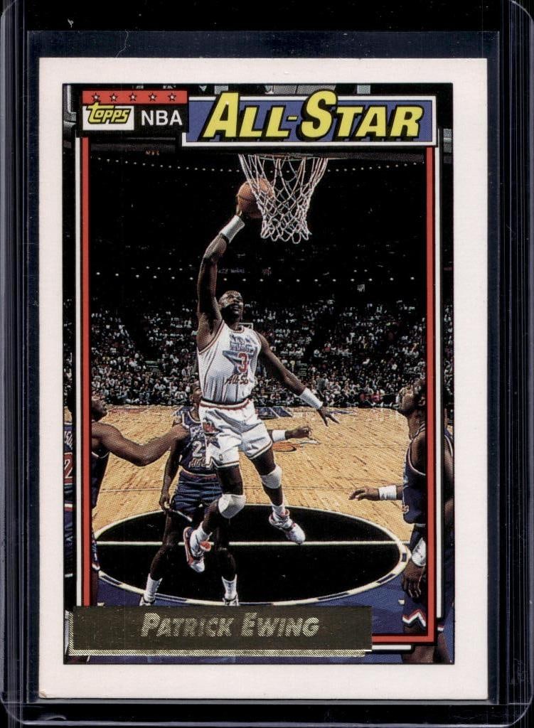 PATRICK EWING 1992-93 TOPPS ALL-STAR GOLD SP: NEAR MINT OR BETTER CONDITION