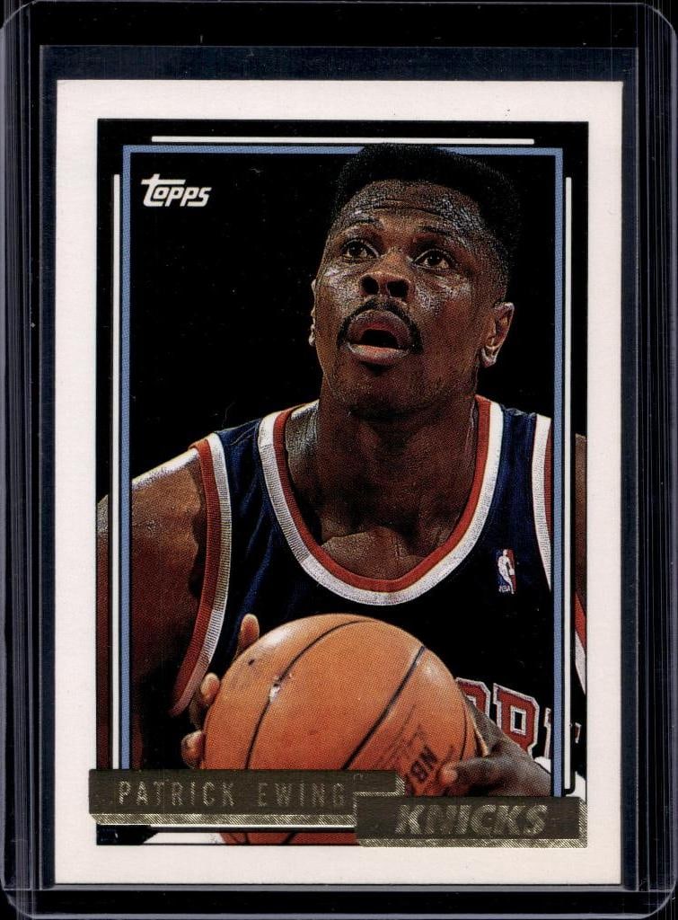 PATRICK EWING 1992-93 TOPPS GOLD SP: NEAR MINT OR BETTER CONDITION