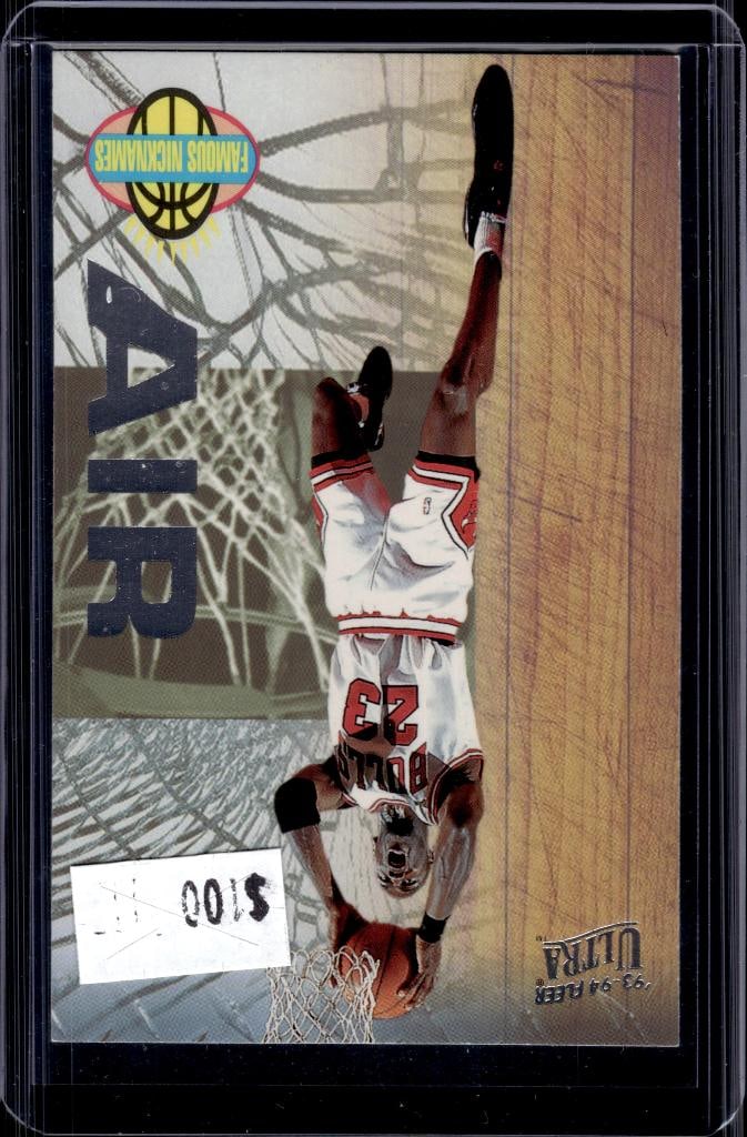 MICHAEL JORDAN 1993-94 FLEER ULTRA FAMOUS NICKNAMES INSERT: NEAR MINT OR BETTER CONDITION
