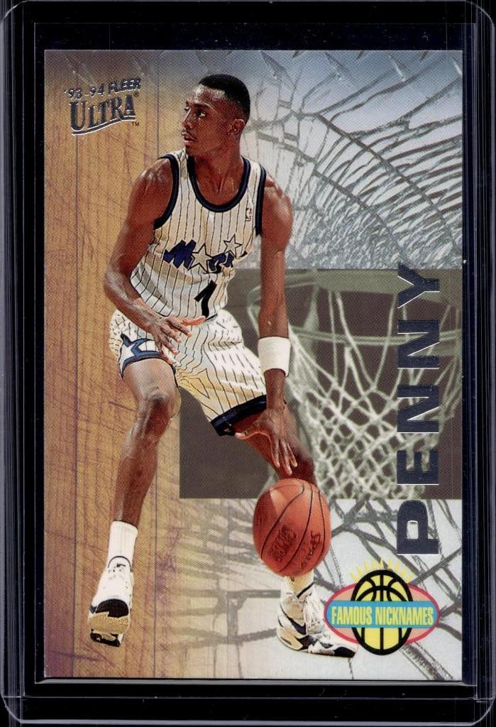 ANFERNEE HARDAWAY 1993-94 FLEER ULTRA FAMOUS NICKNAMES INSERT: NEAR MINT OR BETTER CONDITION