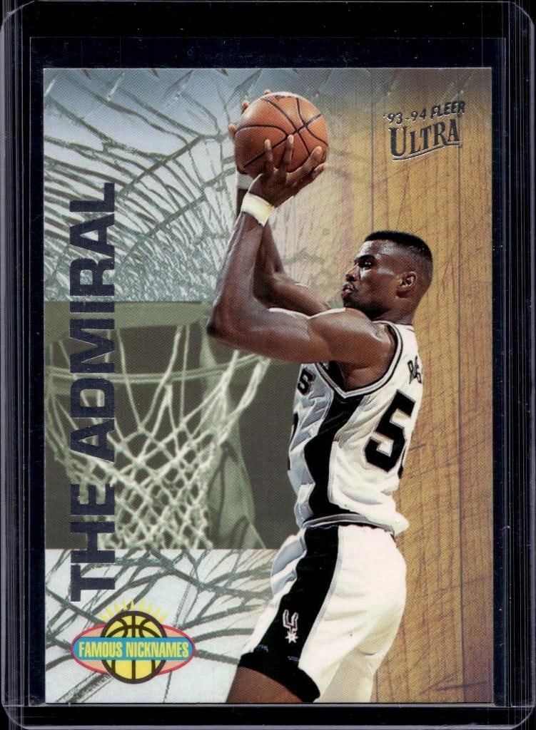 DAVID ROBINSON 1993-94 FLEER ULTRA FAMOUS NICKNAMES INSERT: NEAR MINT OR BETTER CONDITION