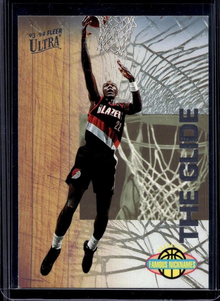 CLYDE DREXLER 1993-94 FLEER ULTRA FAMOUS NICKNAMES INSERT (1 of 1)