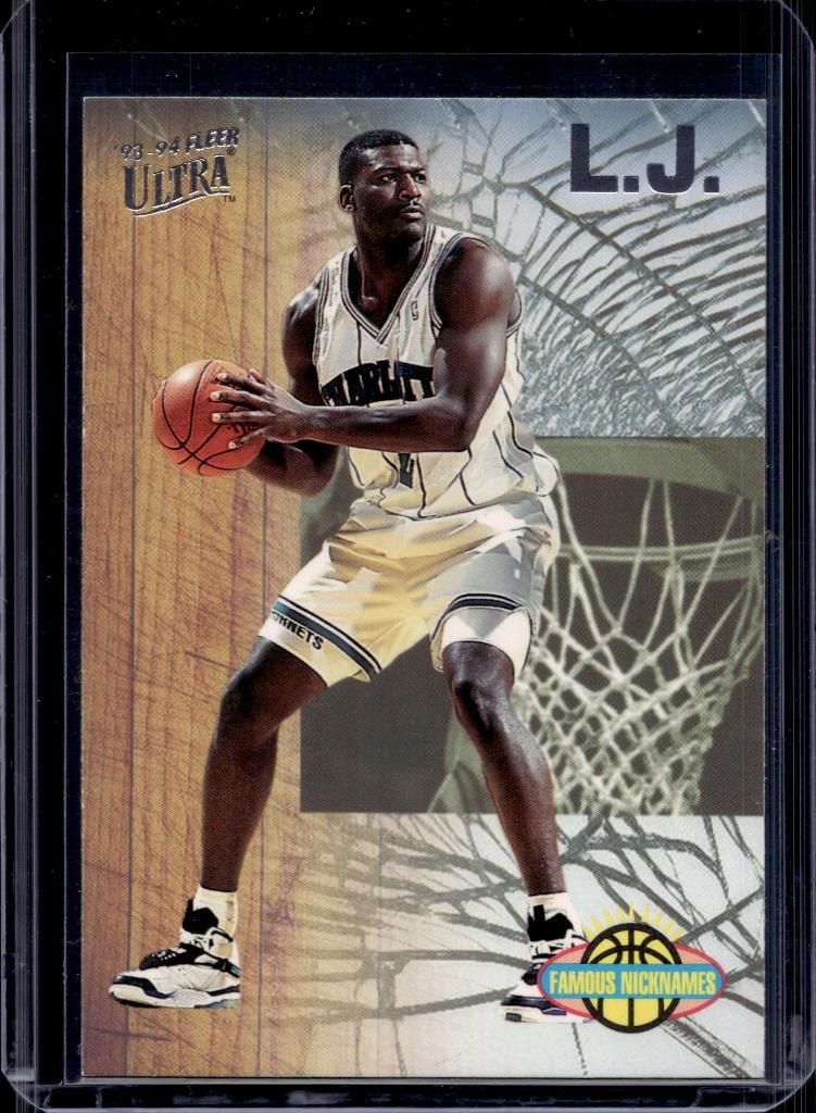 LARRY JOHNSON 1993-94 FLEER ULTRA FAMOUS NICKNAMES INSERT: NEAR MINT OR BETTER CONDITION