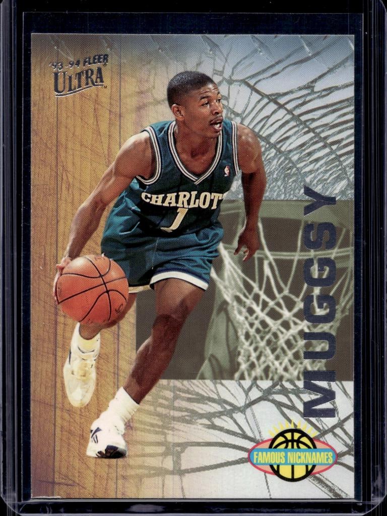 MUGGSY BOGUES 1993-94 FLEER ULTRA FAMOUS NICKNAMES INSERT: NEAR MINT OR BETTER CONDITION
