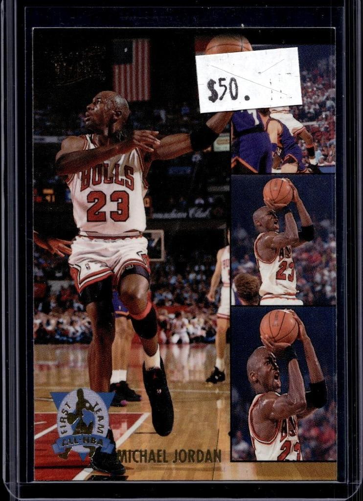 MICHAEL JORDAN 1993-94 FLEER ULTRA ALL-NBA INSERT: NEAR MINT OR BETTER CONDITION