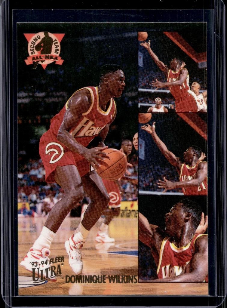 DOMINIQUE WILKINS 1993-94 FLEER ULTRA ALL-NBA INSERT: NEAR MINT OR BETTER CONDITION
