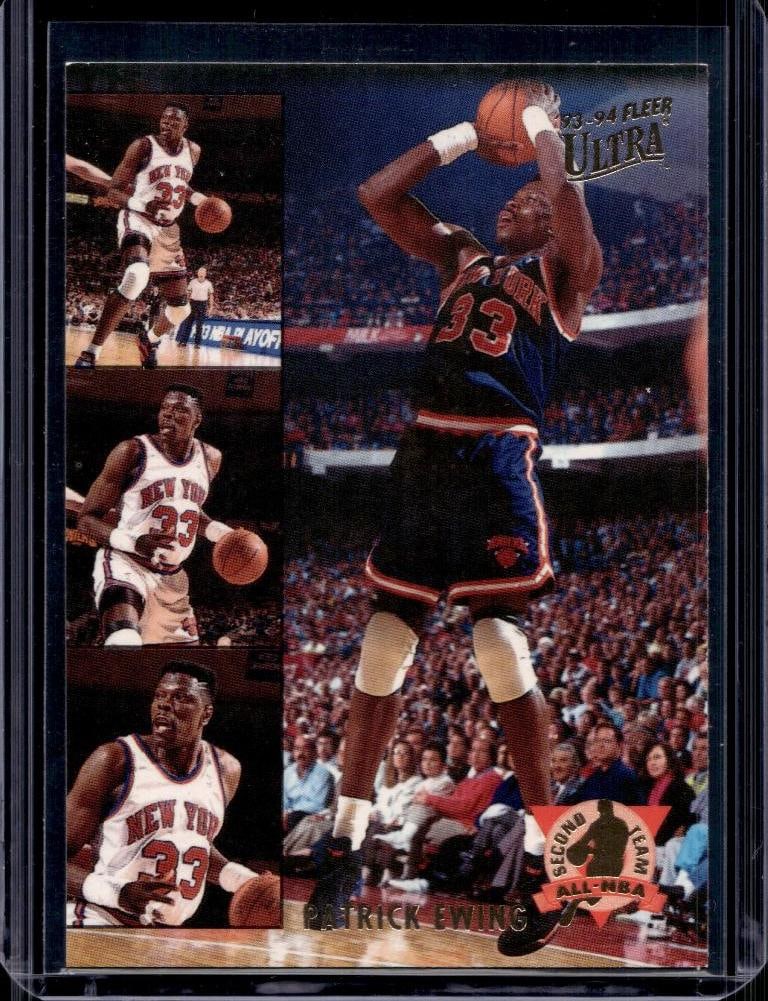 PATRICK EWING 1993-94 FLEER ULTRA ALL-NBA INSERT: NEAR MINT OR BETTER CONDITION