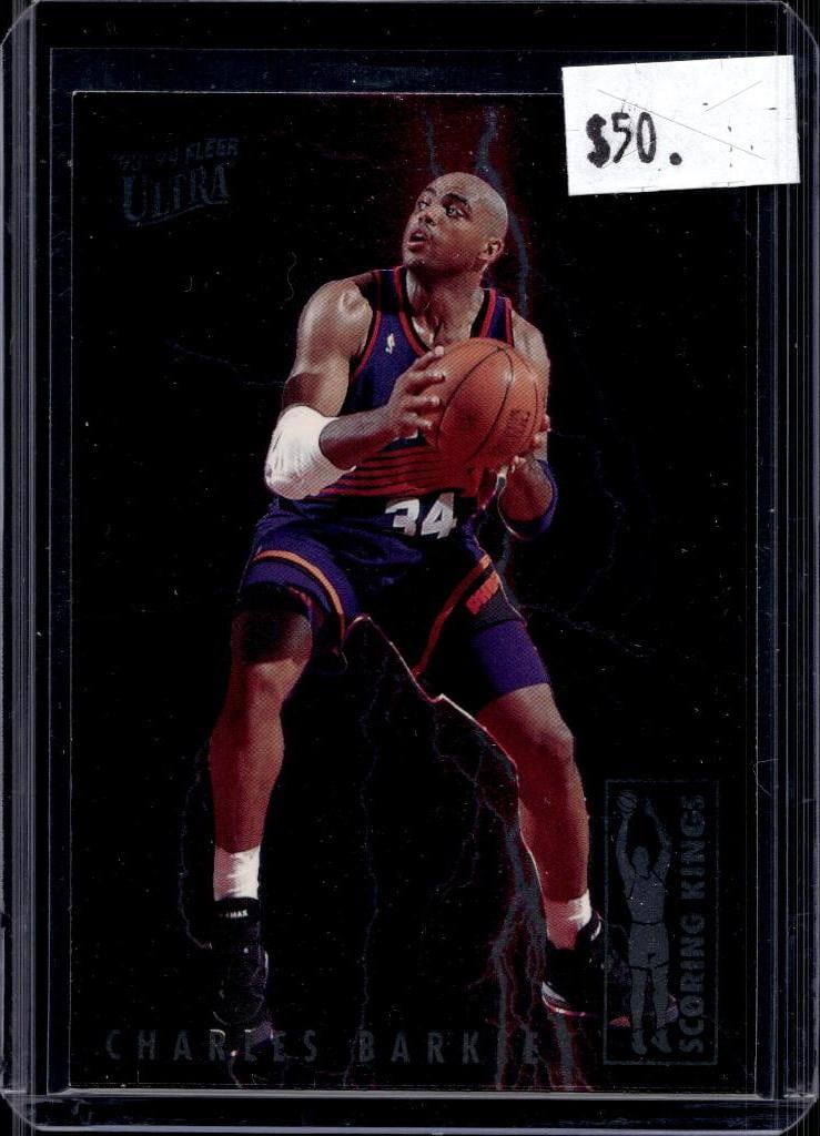 CHARLES BARKLEY 1993-94 FLEER ULTRA SCORING KINGS INSERT SP: NEAR MINT OR BETTER CONDITION