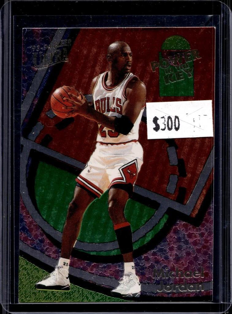 MICHAEL JORDAN 1993-94 FLEER ULTRA POWER IN THE KEY INSERT: NEAR MINT OR BETTER CONDITION