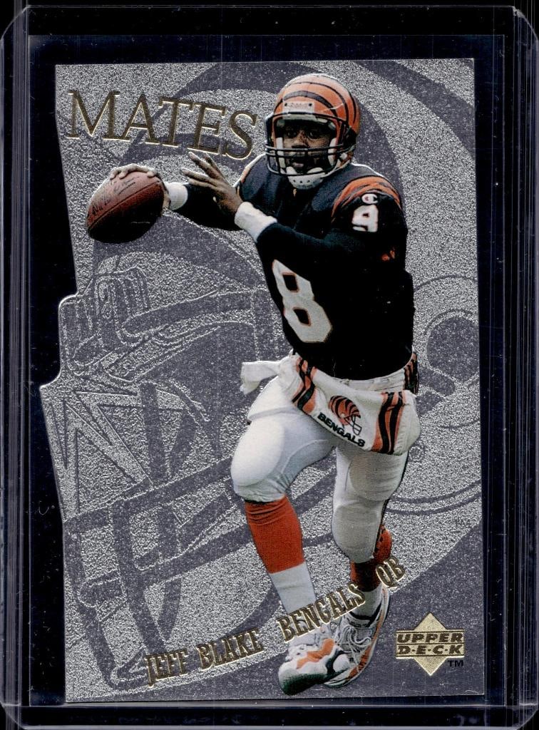 JEF BLAKE & CARL PICKENS 1997 UPPER DECK TEAM MATES INSERT - 2