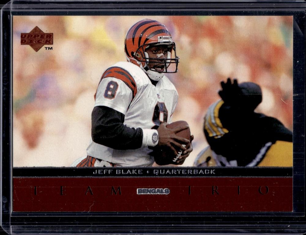 JEFF BLAKE & DARNAY SCOTT & CARL PICKENS 1996 UPPER DECK TEAM TRIO INSERT: NEAR MINT OR BETTER CONDITION