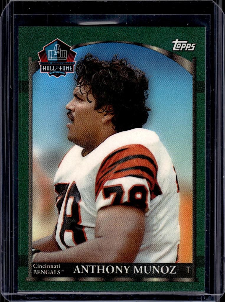 ANTHONY MUNOZ 1998 TOPPS HALL OF FAME INSERT: NEAR MINT OR BETTER CONDITION