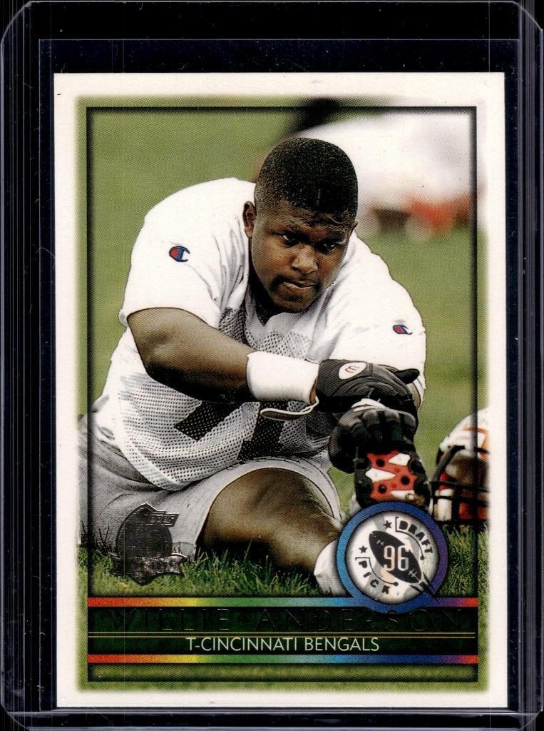 WILLIE ANDERSON 1996 TOPPS ROOKIE CARD: NEAR MINT OR BETTER CONDITION