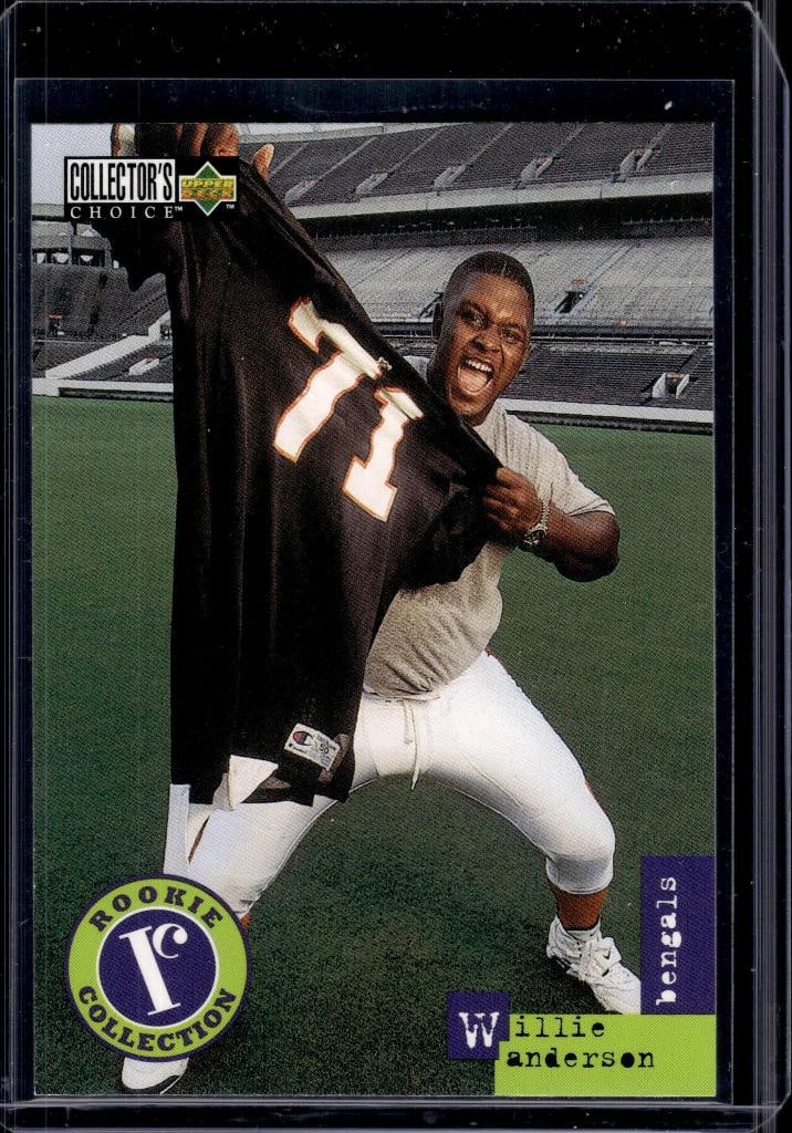 WILLIE ANDERSON 1996 UPPER DECK CHOICE ROOKIE CARD: NEAR MINT OR BETTER CONDITION