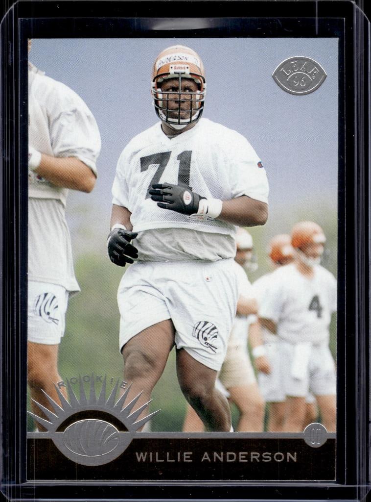 WILLIE ANDERSON 1996 LEAF COLLECTORS EDITION PARALLEL: NEAR MINT OR BETTER CONDITION