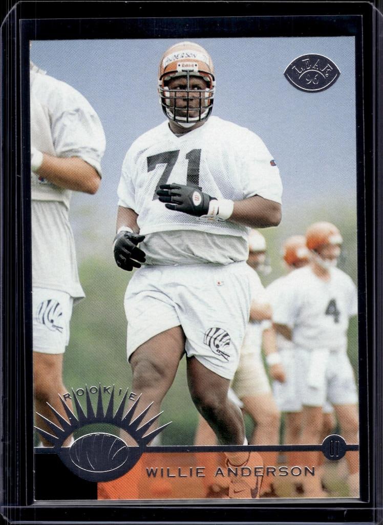 WILLIE ANDERSON 1996 LEAF ROOKIE CARD: NEAR MINT OR BETTER CONDITION