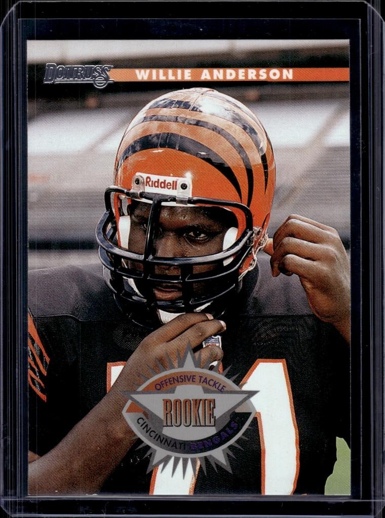 WILLIE ANDERSON 1996 DONRUSS ROOKIE CARD: NEAR MINT OR BETTER CONDITION