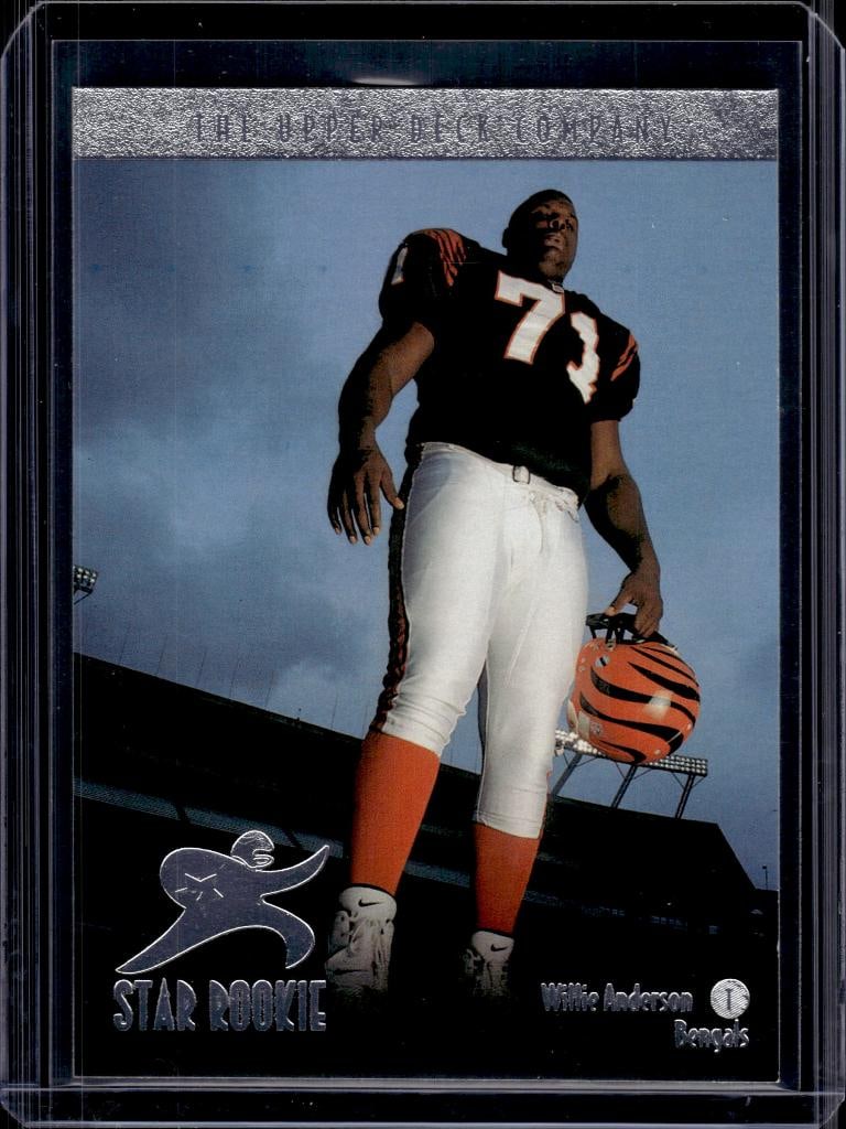 WILLIE ANDERSON 1996 UPPER DECK ROOKIE CARD (1 of 1)