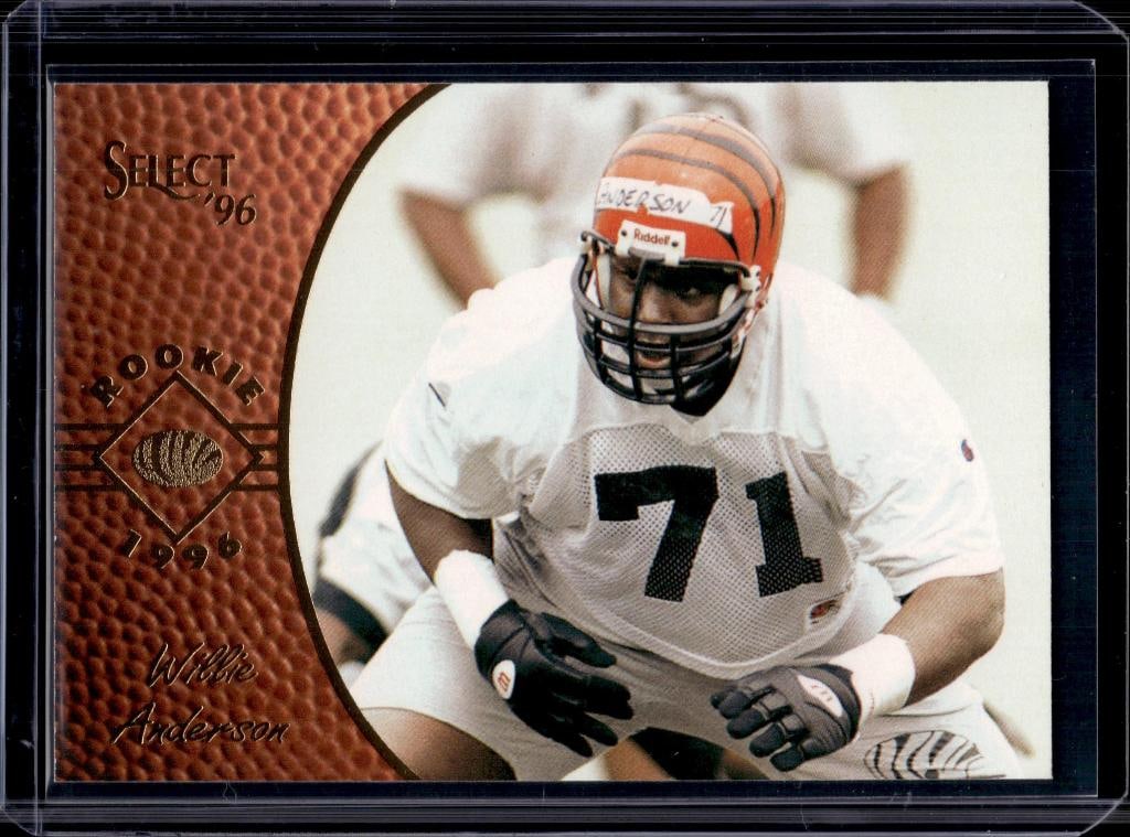 WILLIE ANDERSON 1996 SELECT ROOKIE CARD: NEAR MINT OR BETTER CONDITION
