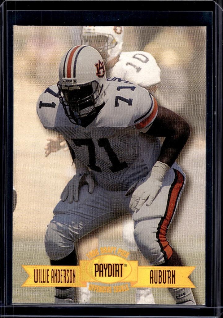 WILLIE ANDERSON 1996 PRESS PASS PAYDIRT ROOKIE CARD: NEAR MINT OR BETTER CONDITION
