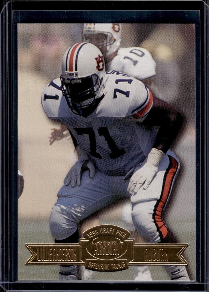 WILLIE ANDERSON 1996 PRESS PASS GOLD ROOKIE CARD: NEAR MINT OR BETTER CONDITION