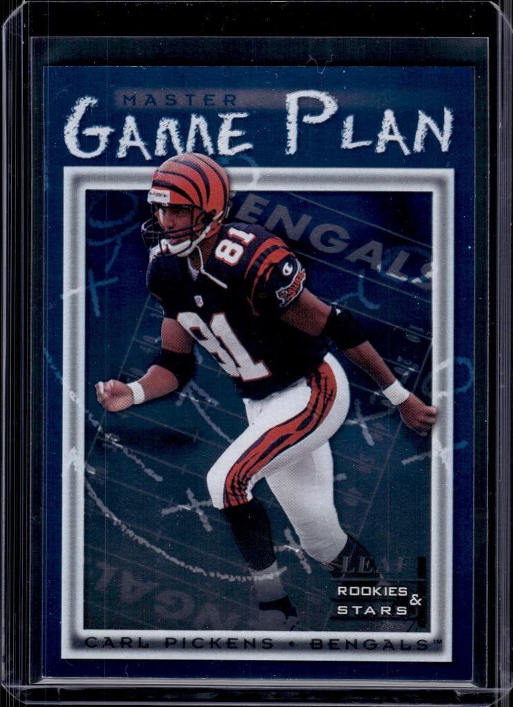 CARL PICKENS 1998 LEAF ROOKIES & STARS GAME PLAN INSERT (1 of 1)