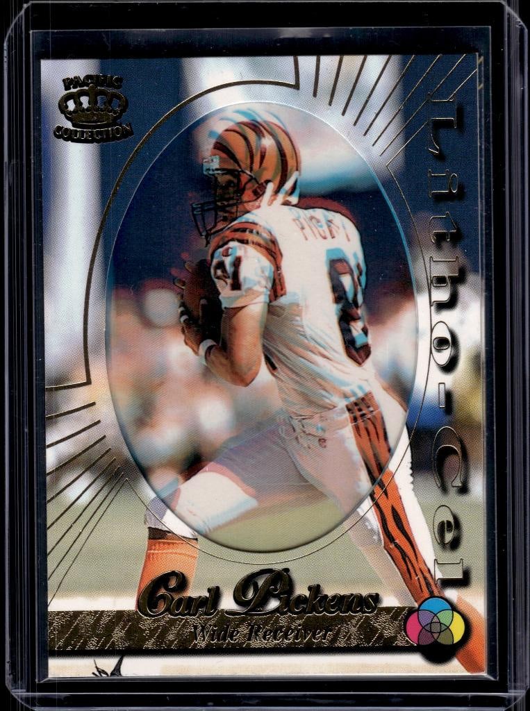 CARL PICKENS 1996 PACIFIC LITHO-CEL INSERT: NEAR MINT OR BETTER CONDITION