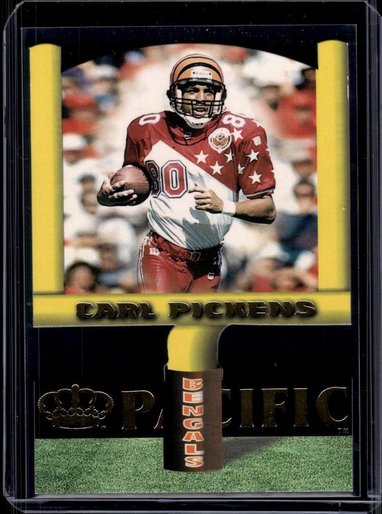 CARL PICKENS 1996 PACIFIC PRO BOWL THE ZONE DIE CUT INSERT: NEAR MINT OR BETTER CONDITION