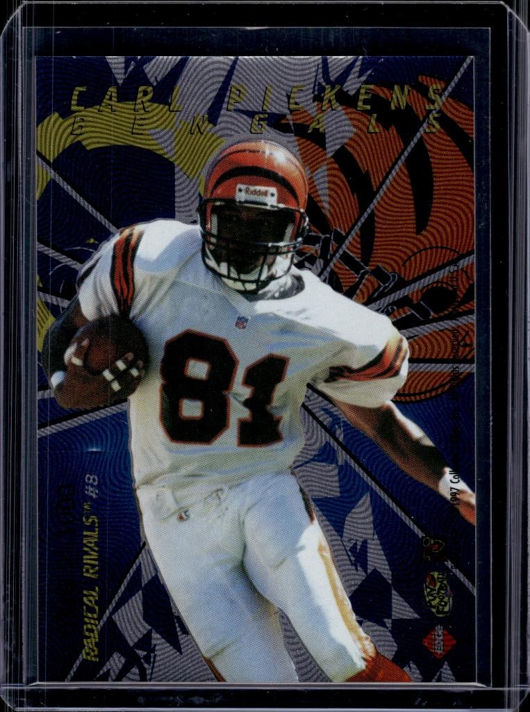 CARL PICKENS ISAAC BRUCE 1997 COLLECTORS EDGE RADICAL RIVALS INSERT: 316/1000. NEAR MINT OR BETTER CONDITION