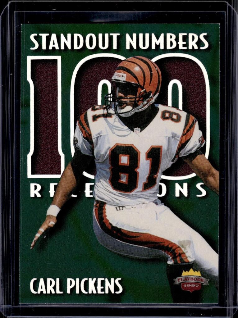 CARL PICKENS 1997 SCOREBOARD STANDOUT NUMBERS INSERT: NEAR MINT OR BETTER CONDITION