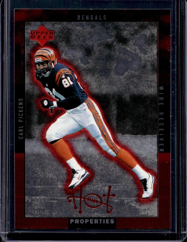 CARL PICKENS ISAAC BRUCE 1996 UPPER DECK HOT PROPERTIES INSERT: NEAR MINT OR BETTER CONDITION