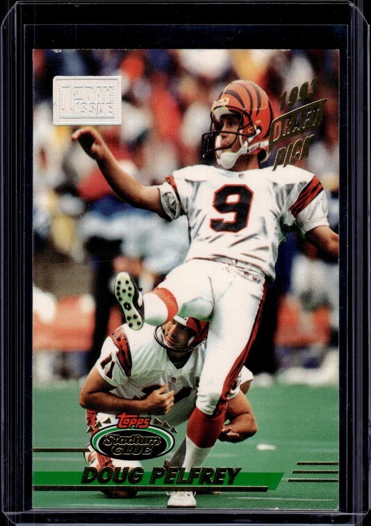 DOUG PELFREY 1993 STADIUM CLUB 1ST DAY ISSUE ROOKIE CARD SP: NEAR MINT OR BETTER CONDITION