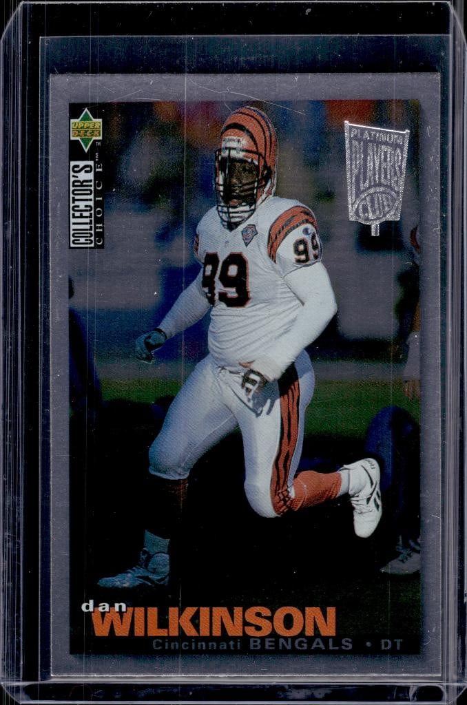 DAN WILKINSON 1995 UPPER DECK CHOICE PLATINUM PLAYERS CLUB SP: NEAR MINT OR BETTER CONDITION