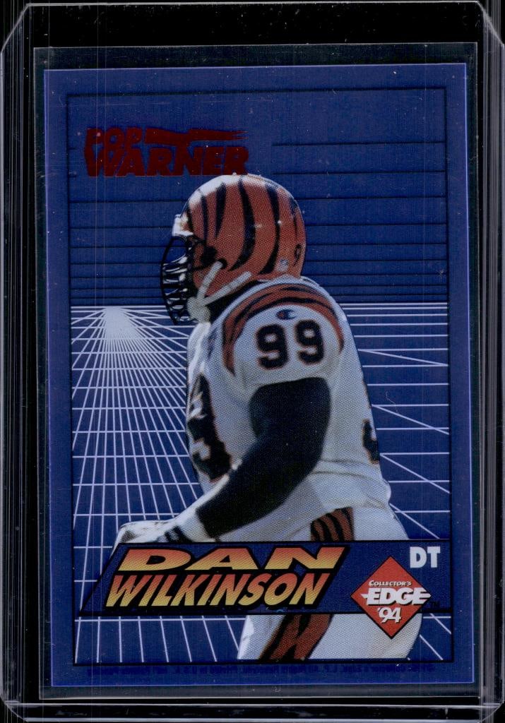 DAN WILKINSON 1994 COLLECTORS EDGE POP WARNER ROOKIE CARD SP: NEAR MINT OR BETTER CONDITION