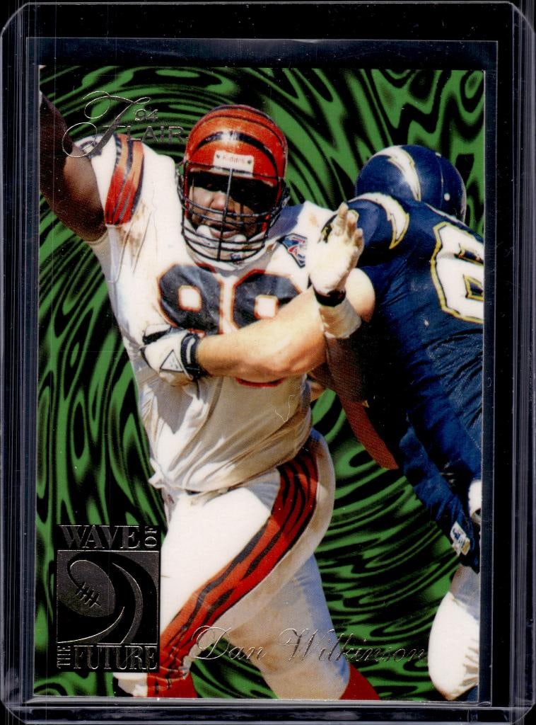 DAN WILKINSON 1994 FLAIR WAVE OF THE FUTURE ROOKIE CARD: NEAR MINT OR BETTER CONDITION