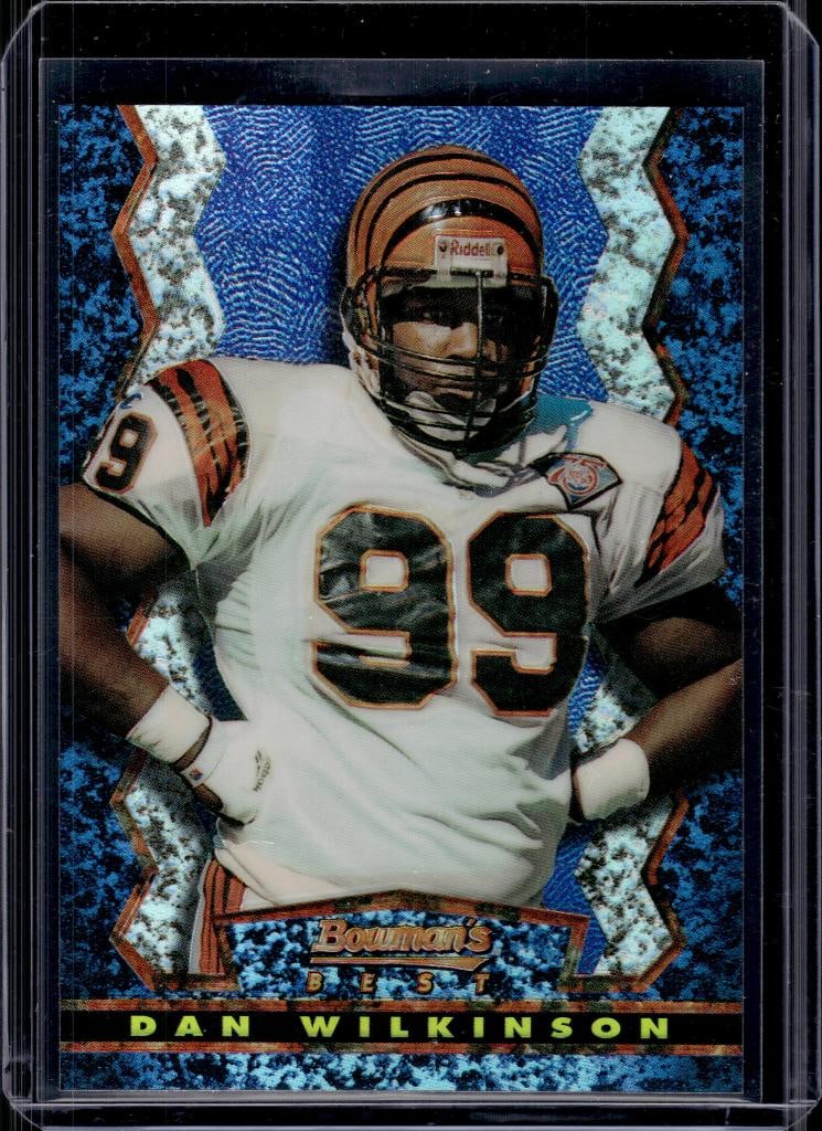 DAN WILKINSON 1994 STADIUM CLUB BOWMANS BEST REFRACTOR PREVIEW ROOKIE CARD: NEAR MINT OR BETTER CONDITION