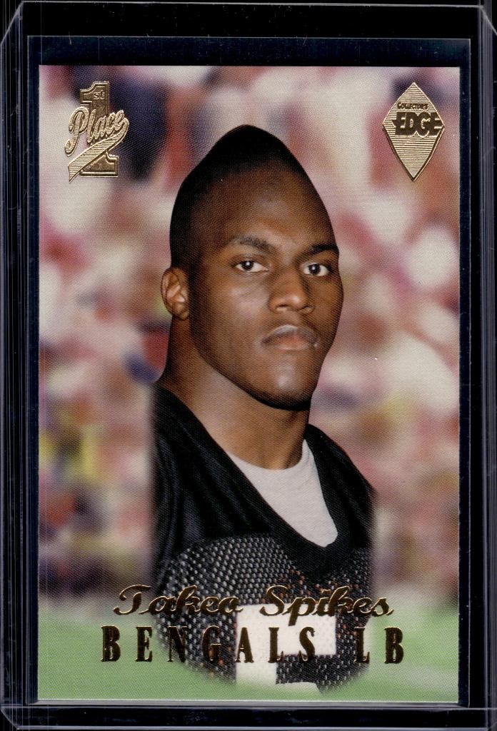 TAKEO SPIKES 1998 COLLECTORS EDGE 1ST PLACE ROOKIE CARD: NEAR MINT OR BETTER CONDITION