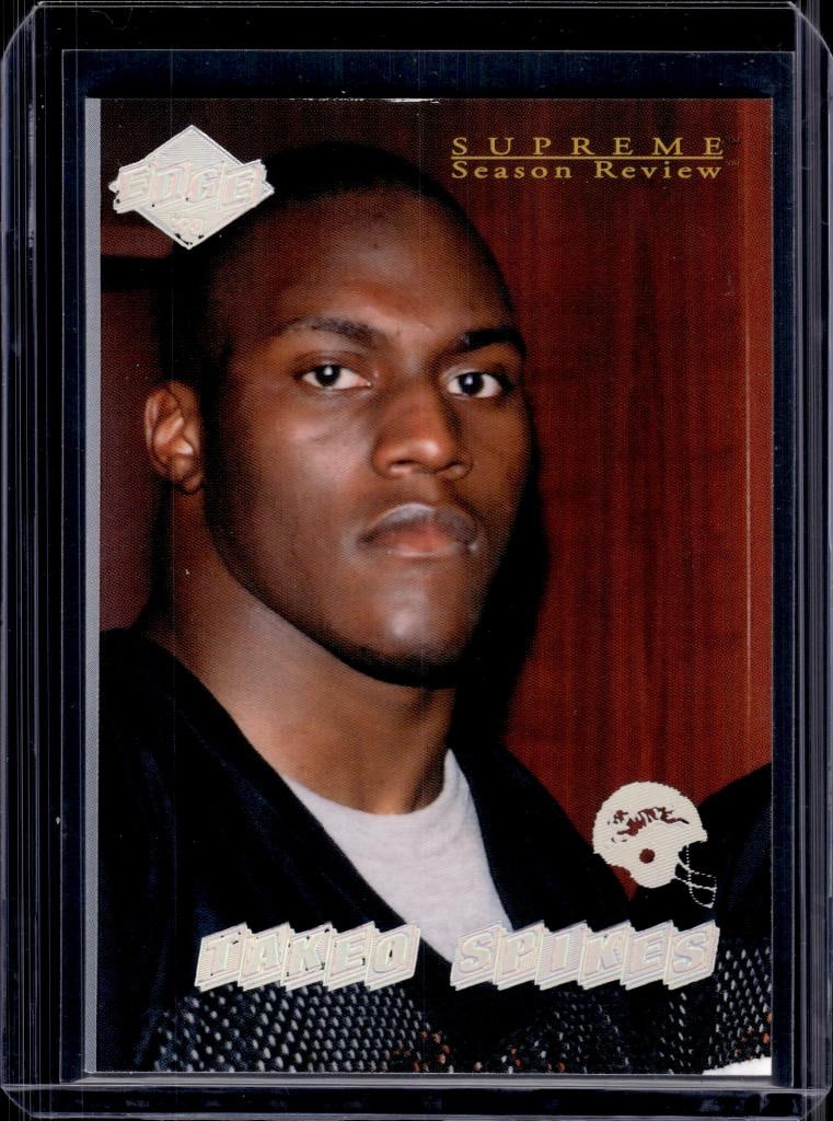 TAKEO SPIKES 1998 COLLECTORS EDGE SUPREME ROOKIE CARD (1 of 1)