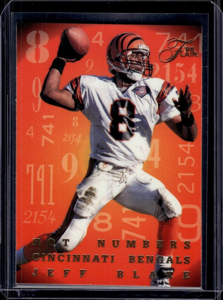 JEFF BLAKE 1995 FLAIR HOT NUMBERS ROOKIE CARD: NEAR MINT OR BETTER CONDITION